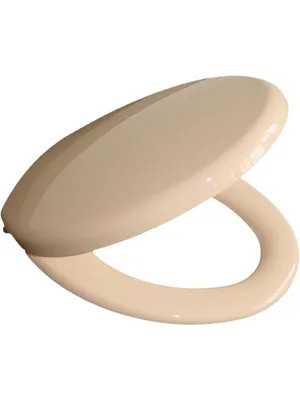 Produktbild von VCM WC Sitz Toilettendeckel Klodeckel mit Absenkautomatik Deckel Brille Firenze - Klobrille Toilettensitz Beige