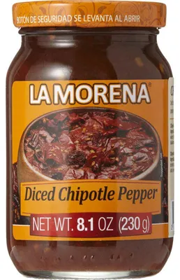 Produktbild von La Morena Chipotle Peppers in Adobo Sauce, 230g – Spicy Smoked Chilis