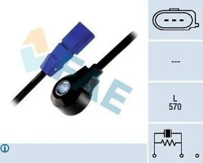 Produktbild von FAE Klopfsensor 60129 für AUDI A6 Avant (4F5, C6)