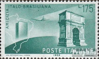Produktbild von Briefmarken Italien 1958 Mi 1015 (kompl.Ausg.) gestempelt Brasilienreise