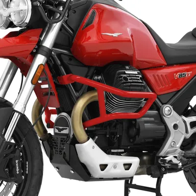 Zdjęcie produktu dla Belka zderzeniowa SPECIAL EDITION ZIEGER kompatybilna z Moto Guzzi V85 TT czerwona