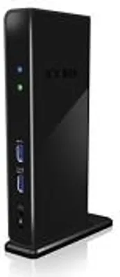 Produktbild von Icy Box Multi Docking Station for Notebooks and PCs, 2x USB 3.0, HDMI, Black (IB-DK2241AC)