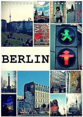 Immagine prodotto di BERLINO / Calendario da parete (formato DIN A4 verticale), CALVENDO: Calendario mensile, "Le strade di Berlino" (CALVENDO - Luoghi)