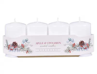 Immagine prodotto di Candela dell'Avvento Nohel Garden WALK profumata opaca d6x10cm 4pz