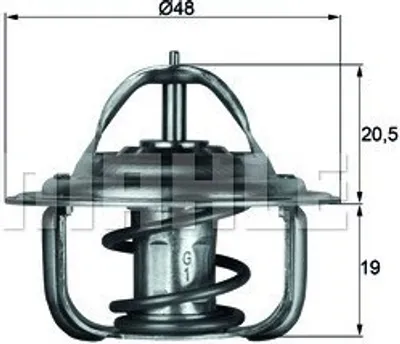 Produktbild von Behr Thermot-Tronik Thermostat, Kühlmittel  Tx 1 92D
