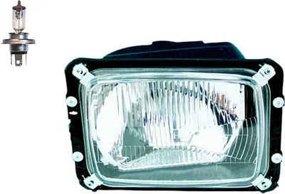 Zdjęcie produktu dla Johns, reflektor halogenowy pasujący do Mercedes L207 L410D 81-96 prawy + żarówka
