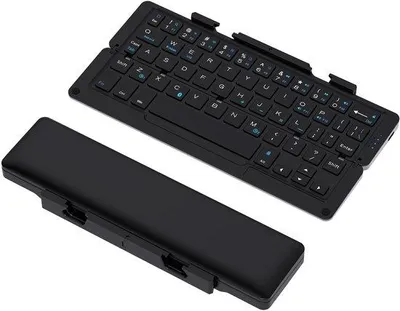 Obrázek produktu pro Skládací bezdrátová klávesnice, ultratenká, univerzální pro telefony, počítače a tablety
