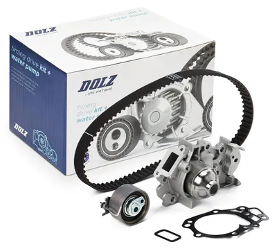 Produktbild von DOLZ KD229 Zahnriemensatz + Wasserpumpe für RENAULT Clio III Schrägheck (BR0/1, CR0/1) TWINGO II (CN0) CLIO II (BB0/1/2, CB0/1/2) TWINGO I (C06)