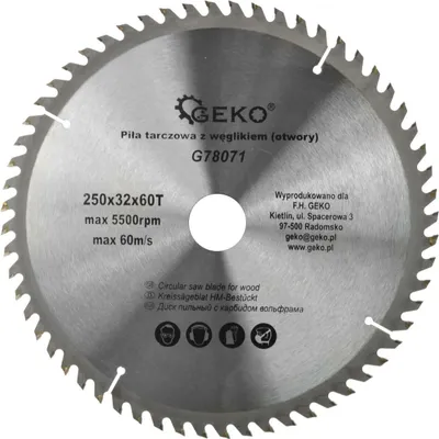 Produktbild von Holzscheibe 250x32x60T(Löcher)