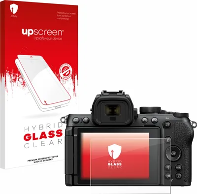 Produktbild von upscreen Schutzglas für Nikon Z50 II Schutzfolie Panzer Folie Glas Display Schutz klar