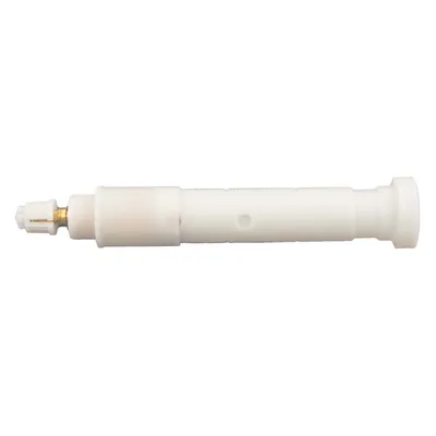 A white plastic plumbing extension set for an UP valve is shown against a white background.