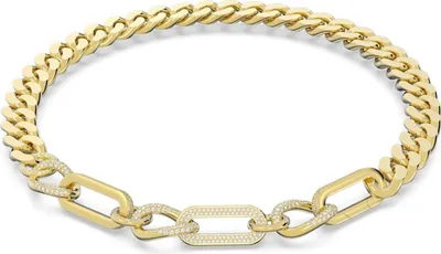 Produktbild von Swarovski Damen Kette Halskette Edelstahl Dextera Gold 5639332 M