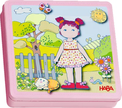 Produktbild von HABA Magnetspiel-Box Anziehpuppe Lilli 007392