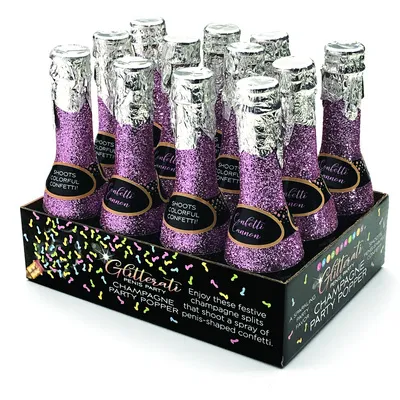 Produktbild von Glitterati Champagner Konfetti Display von 12