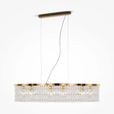 Immagine prodotto di Lampadario Contemporaneo Dune Metallo Oro 6 Luci