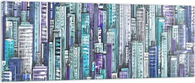 Produktbild von Bilder auf glas - Abstraktion modern - 140x50cm - Glasbilder - Wandbilder - Kunstdruck - zum Aufhängen bereit - Wanddekoration aus Glas - Glas Bilder - Wandbild auf Glas - Einteilig - GAB140x50-3857