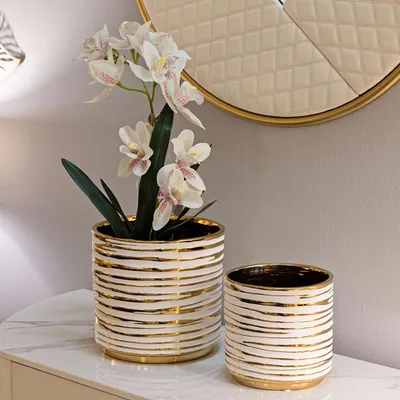 Produktbild von Banivaka - Vase, Weiß, Set 2 Vasen