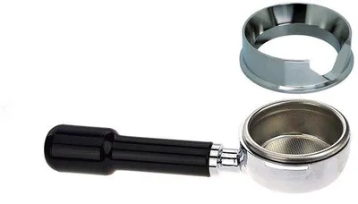 Obrázek produktu pro Přesné sítko Unyqoos® pro kávu | 58 mm, kompatibilní s kávovary Eureka Mignon, nerezová ocel, černá barva
