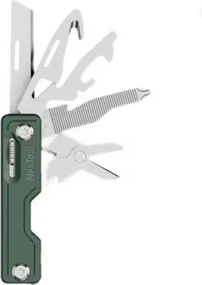 Zdjęcie produktu dla NexTool NE20098 Wielofunkcyjny nóż 10 w 1. Zielony