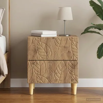 Productafbeelding van vidaXL Nachtkastje Artisan-Eik, 43 x 34,5 x 48 cm, houtvezel