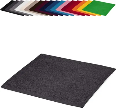 Produktbild von Seiftuch 30x30 cm Waschlappen Seifhandtuch 100% Baumwolle, Farbe: Grau
