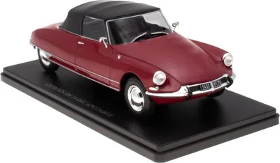 Produktbild von CITROEN DS 19 Cabrio bordeauxrot, G111V030, Maßstab1/24, IXO