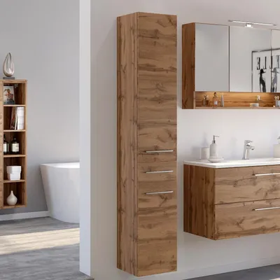 Produktbild von Seitenschrank Hochschrank Badschrank Badezimmerschrank "Livorno II"