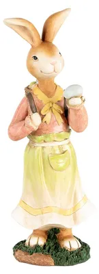 Immagine prodotto di Clayre & Eef figura decorativa coniglio 33 cm plastica marrone