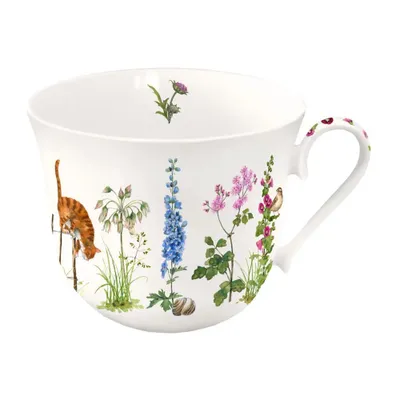Produktbild von Tasse Stockrosen, Kaffeetasse, Teetasse