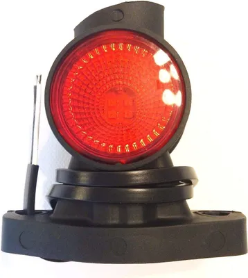 Produktbild von 3-fuktionale LED Umrissleuchte, links Begrenzungsleuchte für Anhänger, Wohnwagen, LKW