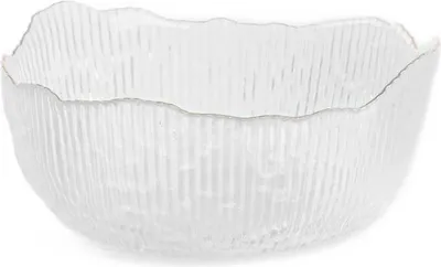 Produktbild von HOMLA APOLA geriffelte Schale transparent M 7,5 cm x 17 cm