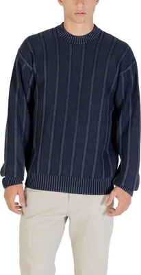 Produktbild von Boss Orange Pullover dunkelblau gestreift Baumwolle