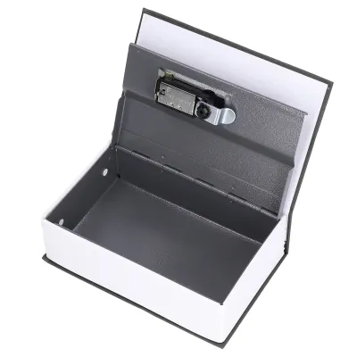Produktbild von Buchförmiger Stahltresor, klassischer Geheimtresor mit Passwortschutz, Aufbewahrungsbox für den Haushalt, Schwarz