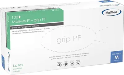 Produktbild von Maimed grip PF Unt.Handsch.unster.Latex Gr.XL 100 St