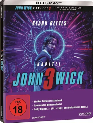 Produktbild von John Wick #3 (BR) LE -SB- Kapitel 3 Limited Steelbook, *T!!!!