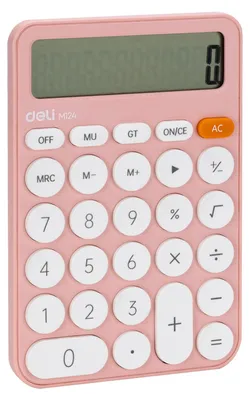 Productafbeelding van Kantoorcalculator M124, roze, merk DELI