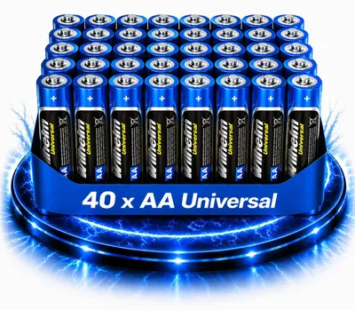 Produktbild von 40 AA Mignon Wilhelm Universal Alkaline Batterien im Shrink LR6