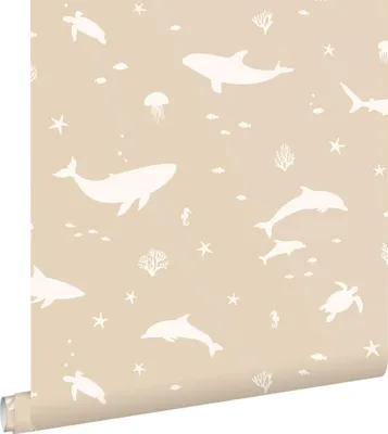 Zdjęcie produktu dla ESTAhome Tapeta podwodny świat beżowym 50 x 900 cm