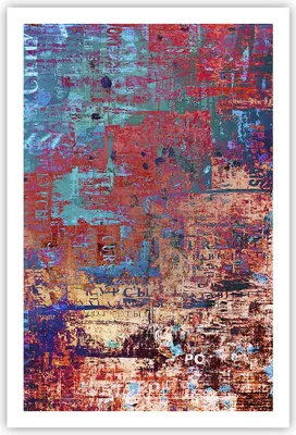Produktbild von Poster - Poster ohne Rahmen - Graffiti modern - 61x91,5 cm - Wand Bild - Wanddeko - Wandbilder - Kunstposter - Wandposter - Bilder - Kunstdruck - Wanddekoration - Wandbild - P2XPA61x91-3648