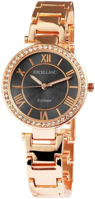 Produktbild von Excellanc Damen-Uhr Metallarmband Clipverschluss Leuchtzeiger Analog Quarz 1800046