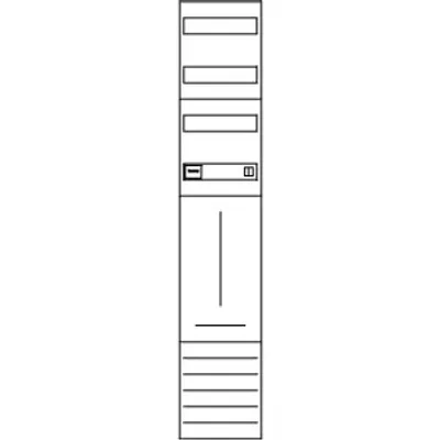 Produktbild von Eaton Zählerfeld, 1-feldrig, vorbereitet, Version N19A1187 257481