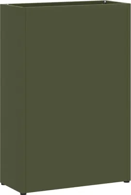 Immagine prodotto di vidaXL Porta ombrellone verde oliva 28 x 12 x 41 cm acciaio