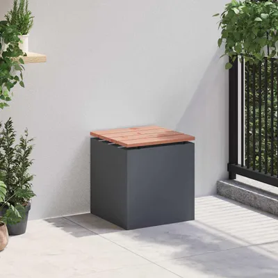 Produktbild von （Robust Möbel） Gartenbank Anthrazit 40 x 40 x 43cm - CL426539 - Gartenbänke