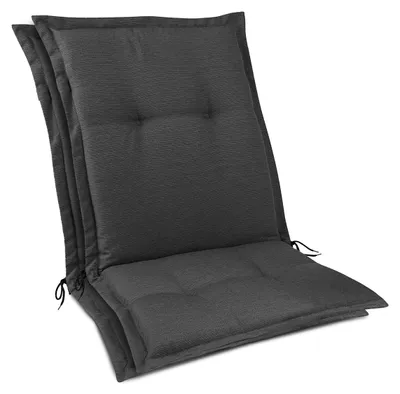 Produktbild von Beautissu 2x Set Gartenstuhlauflage Niedriglehner HighLux 105x50x7cm Anthrazit