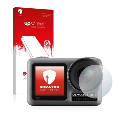 Produktbild von upscreen Schutzfolie für DJI Osmo Action (Linse) Displayschutz Displayschutzfolie Folie Klar Transparent