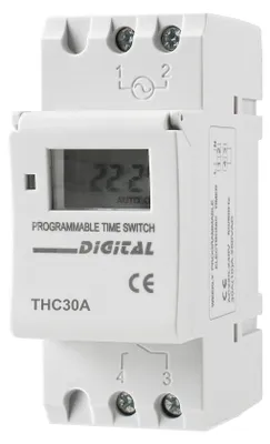 Immagine prodotto di Timer programmabile settimanale digitale LCD, 30 A
