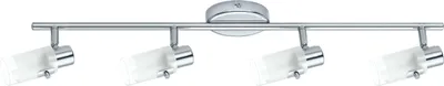 Produktbild von EGLO LED Deckenlampe Orvieto 2, 4 flammige Deckenleuchte, Deckenstrahler, Wohnzimmerlampe, Spots inkl. G9 Leuchtmittel, warmweiß