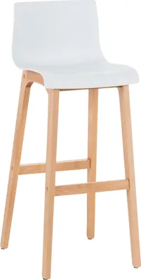 Produktbild von Barhocker HLO-CP20 Natura 4-Fuß Gestell weiß