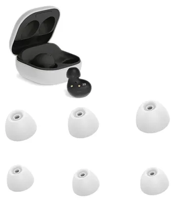 Produktbild von 6X Silikon Ohrstöpsel Für Samsung Galaxy Buds 2 Kopfhoerer Headphone Weiss