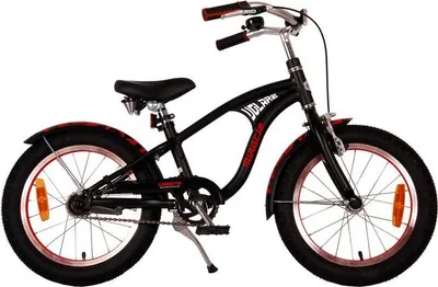 Produktbild von Volare Miracle Cruiser Kinderfahrrad - Jungen - 16 Zoll - Mattschwarz - Prime Collection